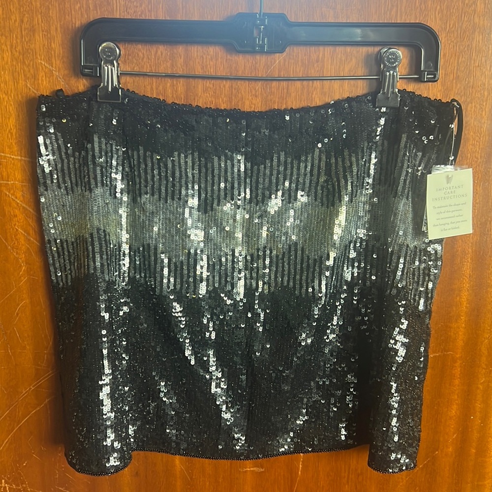 New With Tag Hugo Buscotti Sequin Mini Skirt